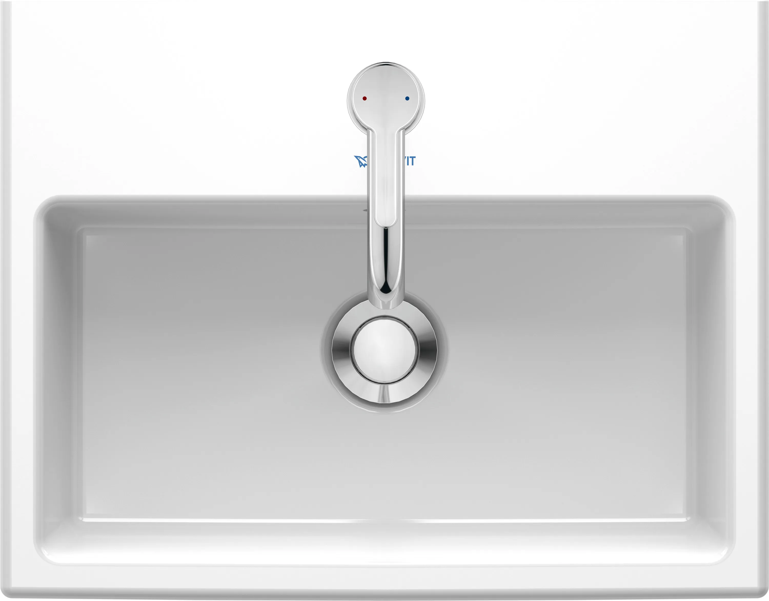 Wandwaschtisch „Vero Air“, mit Überlauf, Hahnlochposition mittig Wandwaschtisch „Vero Air“, mit Überlauf, Hahnlochposition mittig