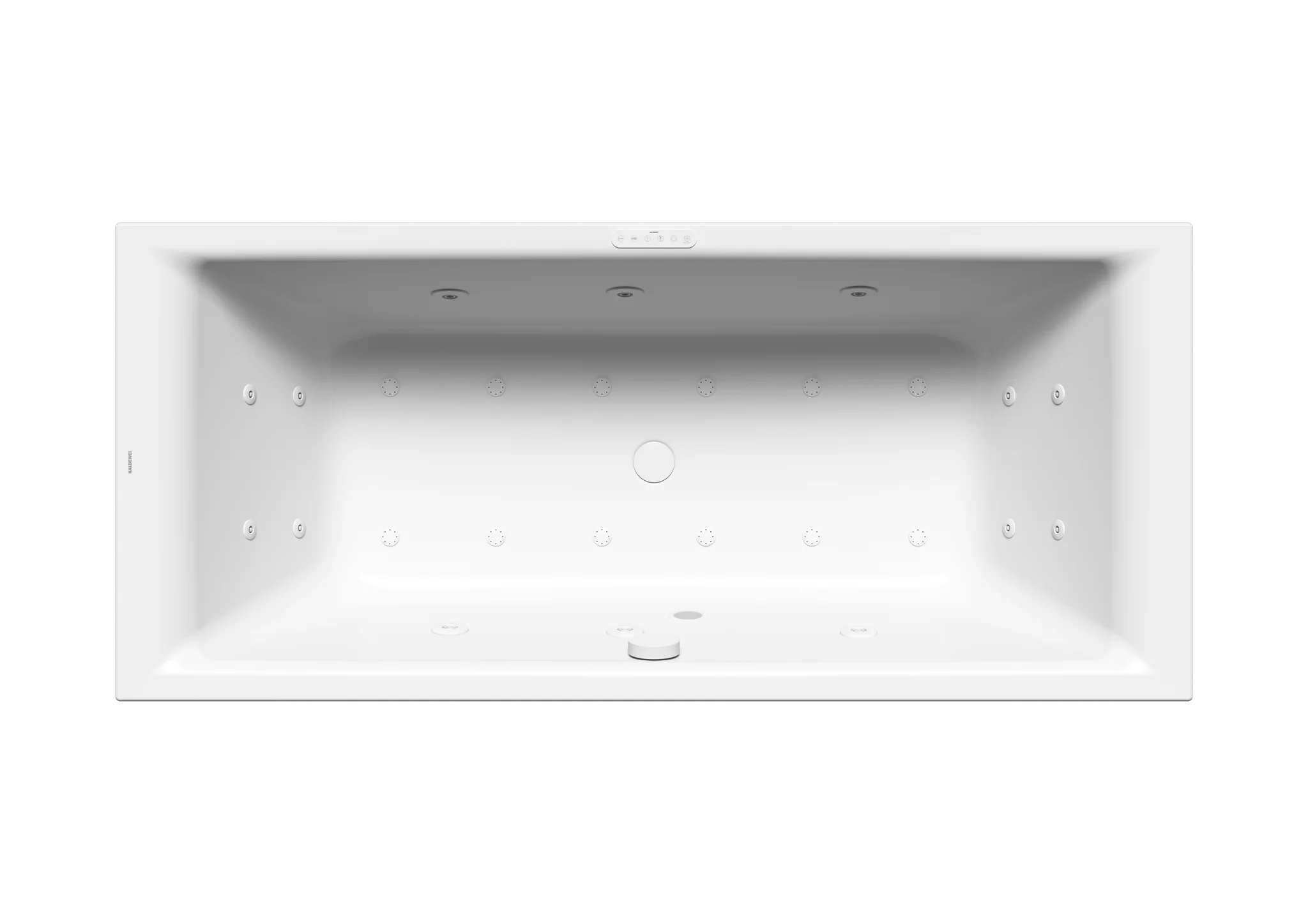 Kaldewei PURO NEXT DUO Badewanne, 1800x800 mm, alpinweiß matt, mit Whirlsystem Combimassage BODY & SOUL