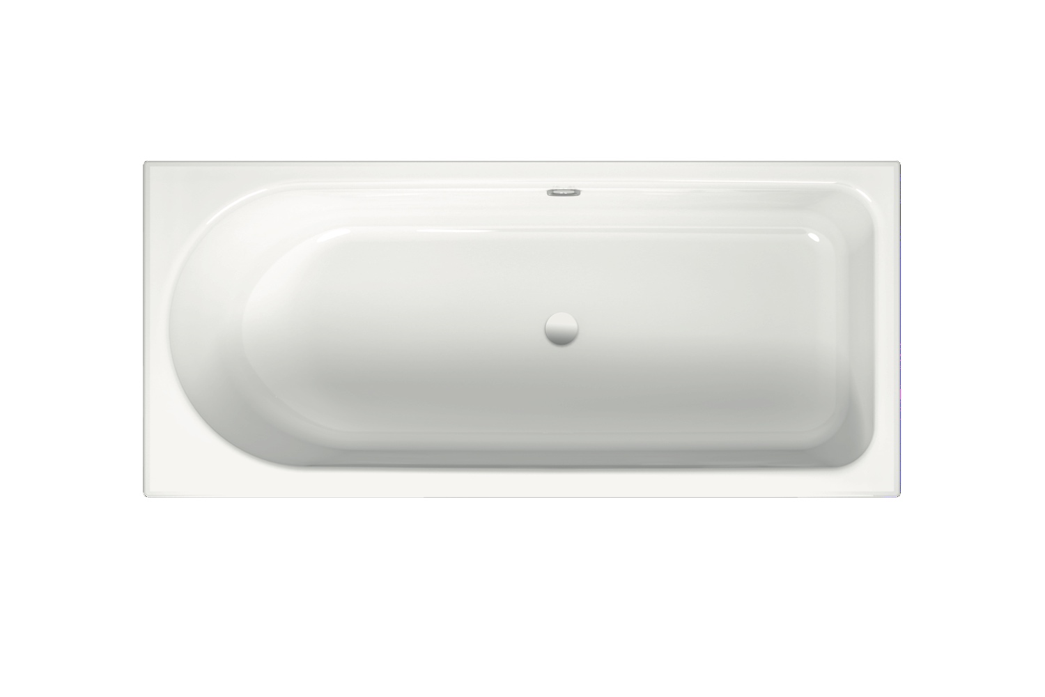 Bette Badewanne „BetteOcean“ rechteck 170 × 80 cm in Weiß,, mit Überlauf