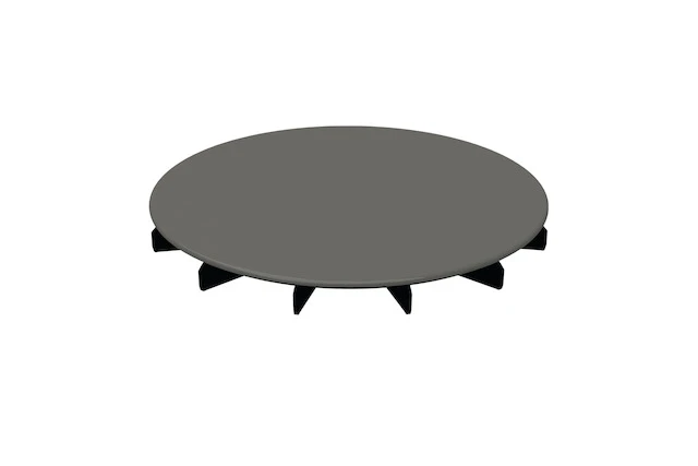 Bette Ablaufdeckel für „BetteAir“ glasiert Modell Y102 ⌀ 193,6 cm in Graphite