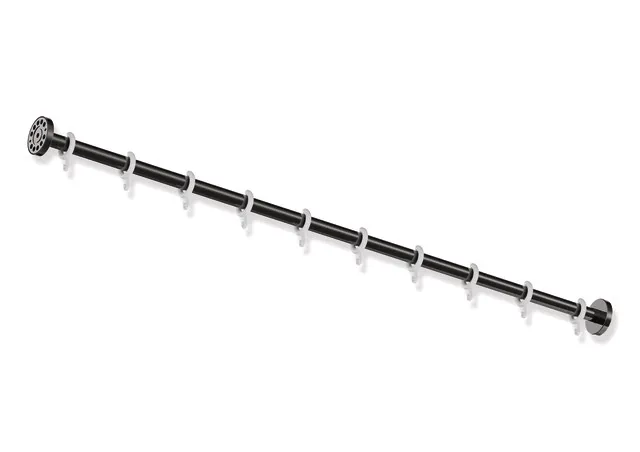 HEWI System 900 Vorhangstange, Edelstahl, PVD, Länge 1219 mm HEWI System 900 Vorhangstange, Edelstahl, PVD, Länge 1219 mm
