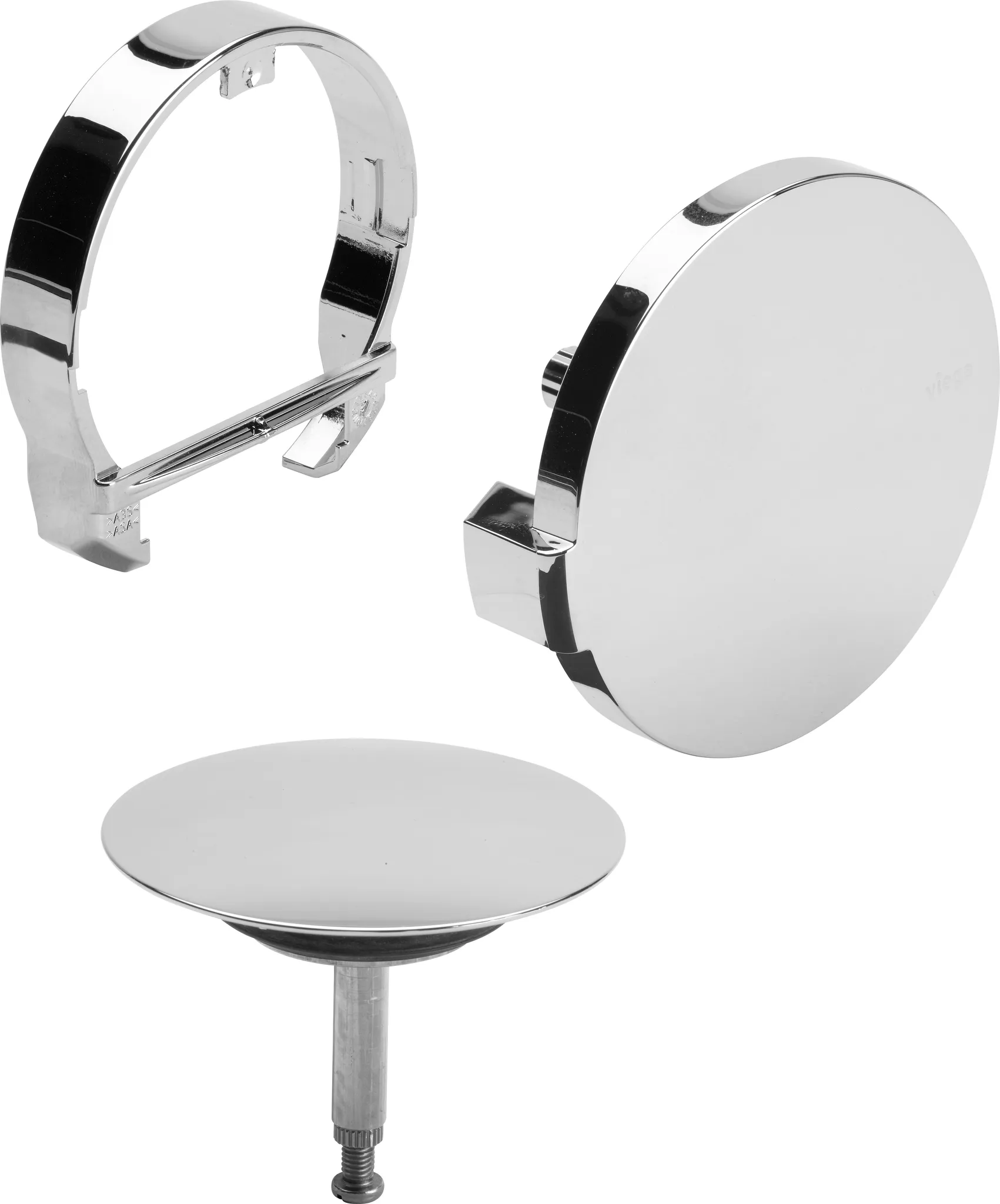 Viega Aussatttungsset „Multiplex Trio“ Modell 6161.01 Farbe: verchromt