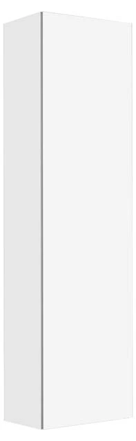 X-Line Hochschrank 1-türig, Anschlag rechts 480 x 1750 x 300 mm weiß/weiß