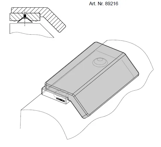 Zubehör, Nackenstütze aus wasserbeständigem Doussie Holz mit PU-Auflage Zubehör, Nackenstütze aus wasserbeständigem Doussie Holz mit PU-Auflage