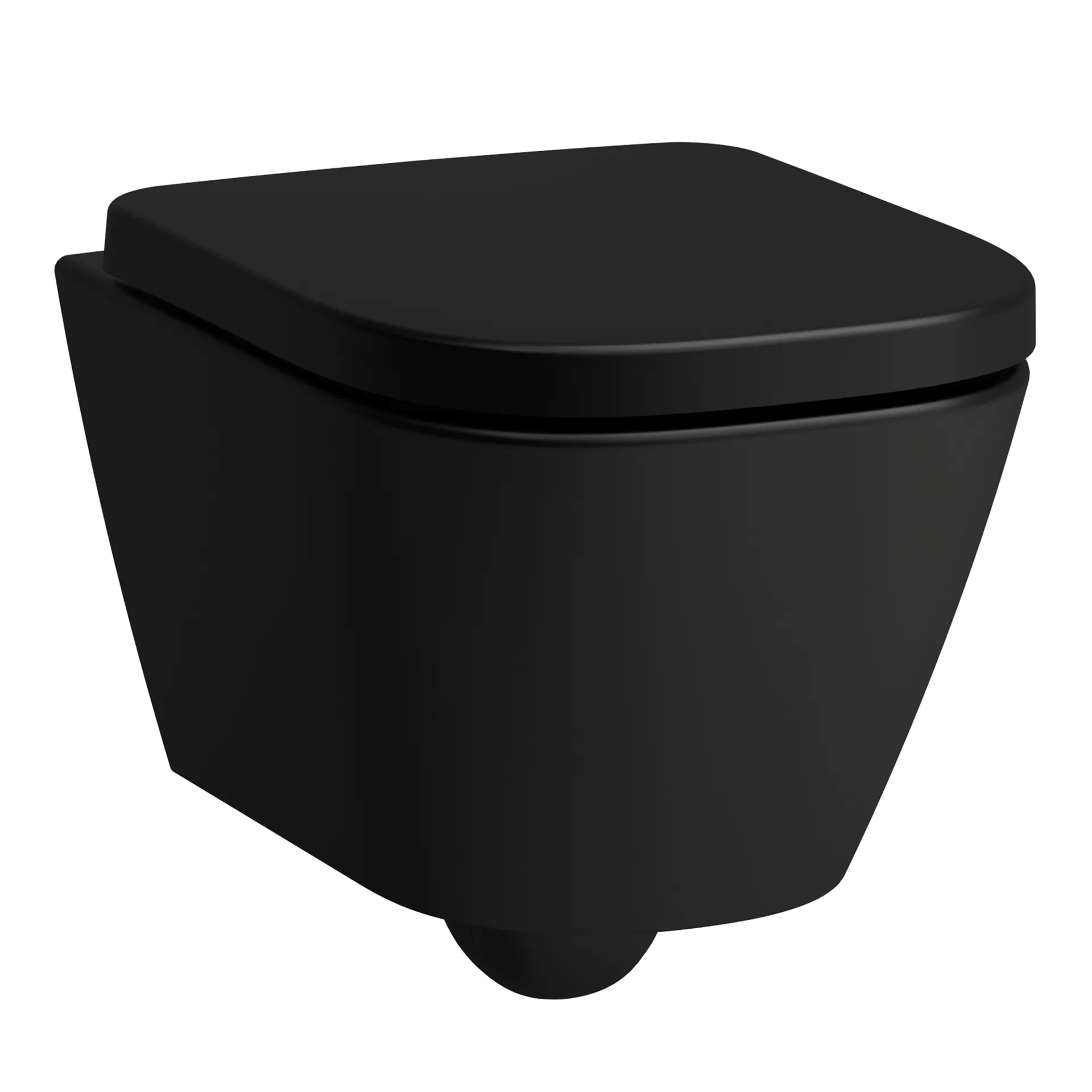 Pack Wand-WC Advanced (verdeckte Befestigung) + Sitz, MEDA, 540x360, Silent Flush (Wirbelspültechnologie), Tiefspüler, spülrandlos, Ausführung kurz (kompakt), inkl. Sitz+Deckel mit Absenkautomatik, weiß bestehend aus H820113 WC und H891113 WC-Sitz