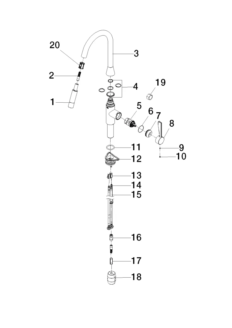 Dornbracht SYNC Einhebelmischer Pull-down mit Brausefunktion - Champagne (22kt Gold) Dornbracht SYNC Einhebelmischer Pull-down mit Brausefunktion - Champagne (22kt Gold)