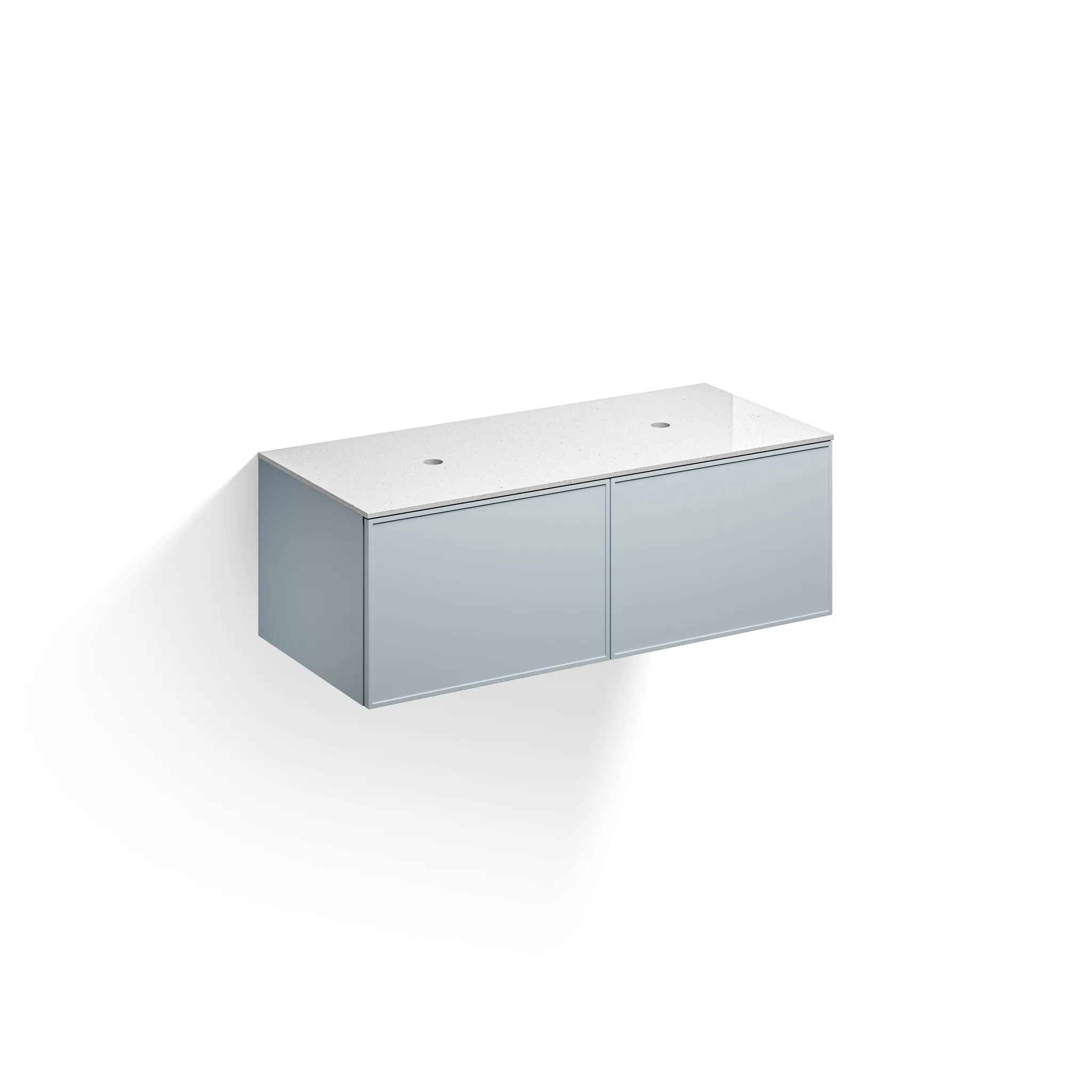 Alape Möbelmodul Arkta 1200x400 Snow/Türkisgrau