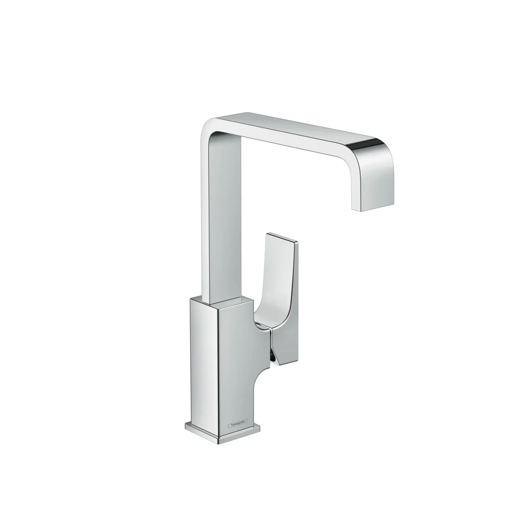 Hansgrohe Metropol Einhebel-Waschtischmischer 230, Chrom, Ausladung 165 mm, Auslaufhöhe 226 mm, Hebelgriff, Push-Open Ablaufgarnitur G 11/4