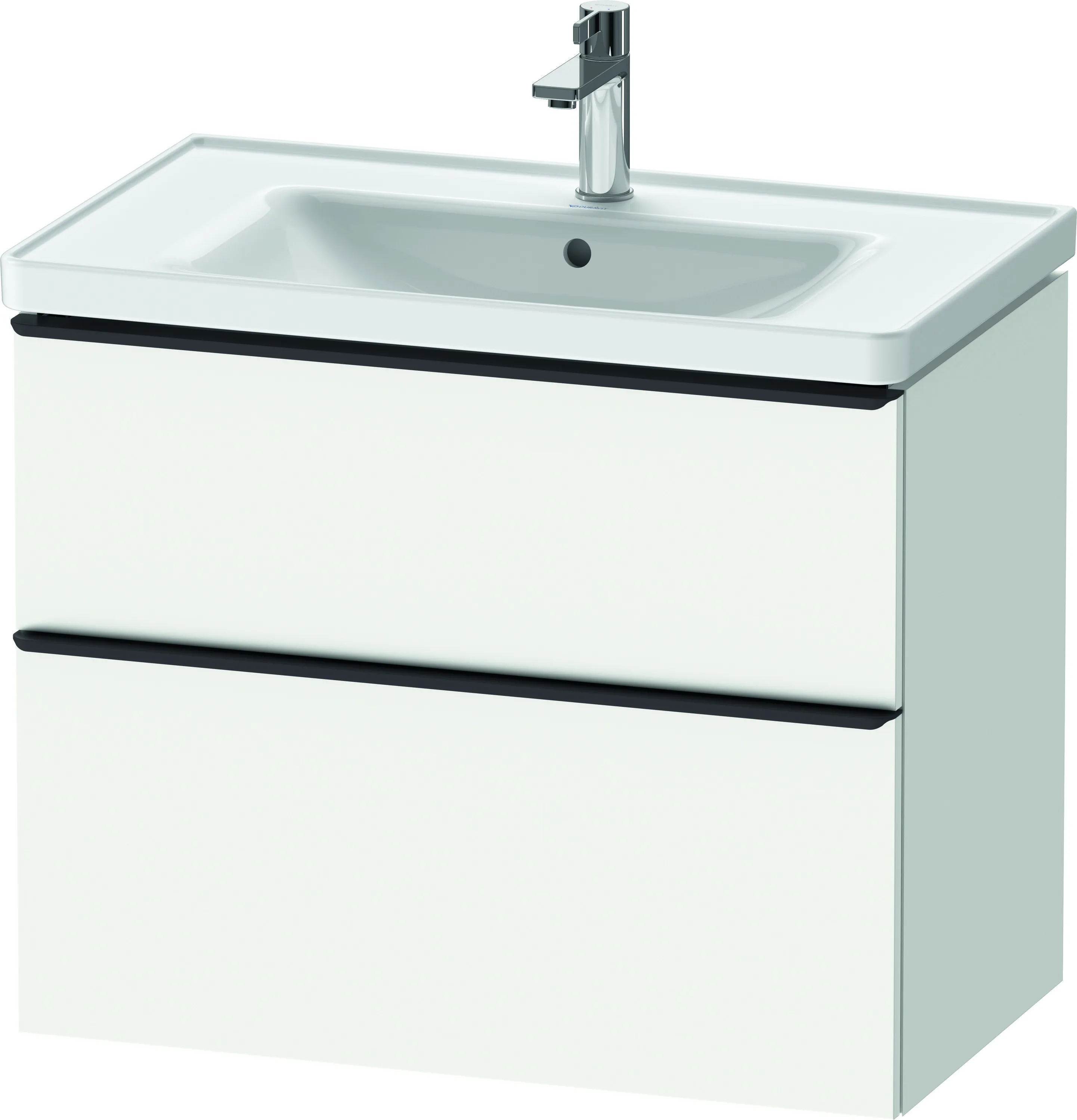Duravit Waschtischunterschrank wandhängend „D-Neo“ 78,4 × 62,5 × 45,2 cm Weiß Matt