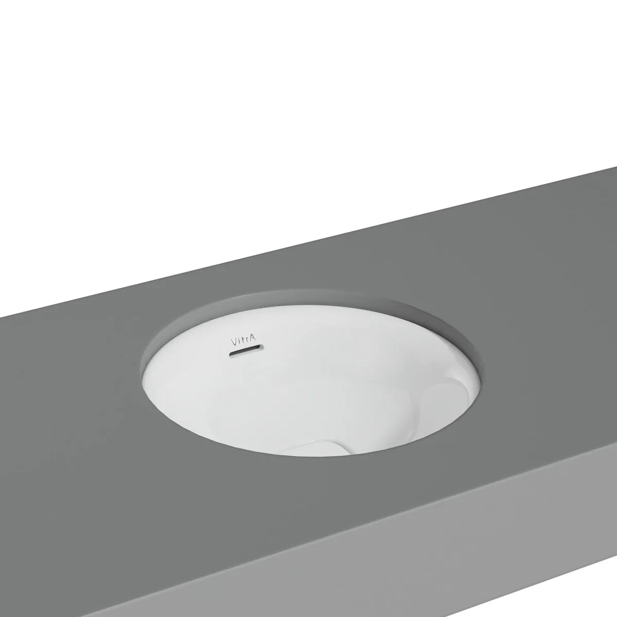 VitrA New Metropole Unterbauwaschtisch rund 40 cm Weiß Hochglanz VitrA New Metropole Unterbauwaschtisch rund 40 cm Weiß Hochglanz