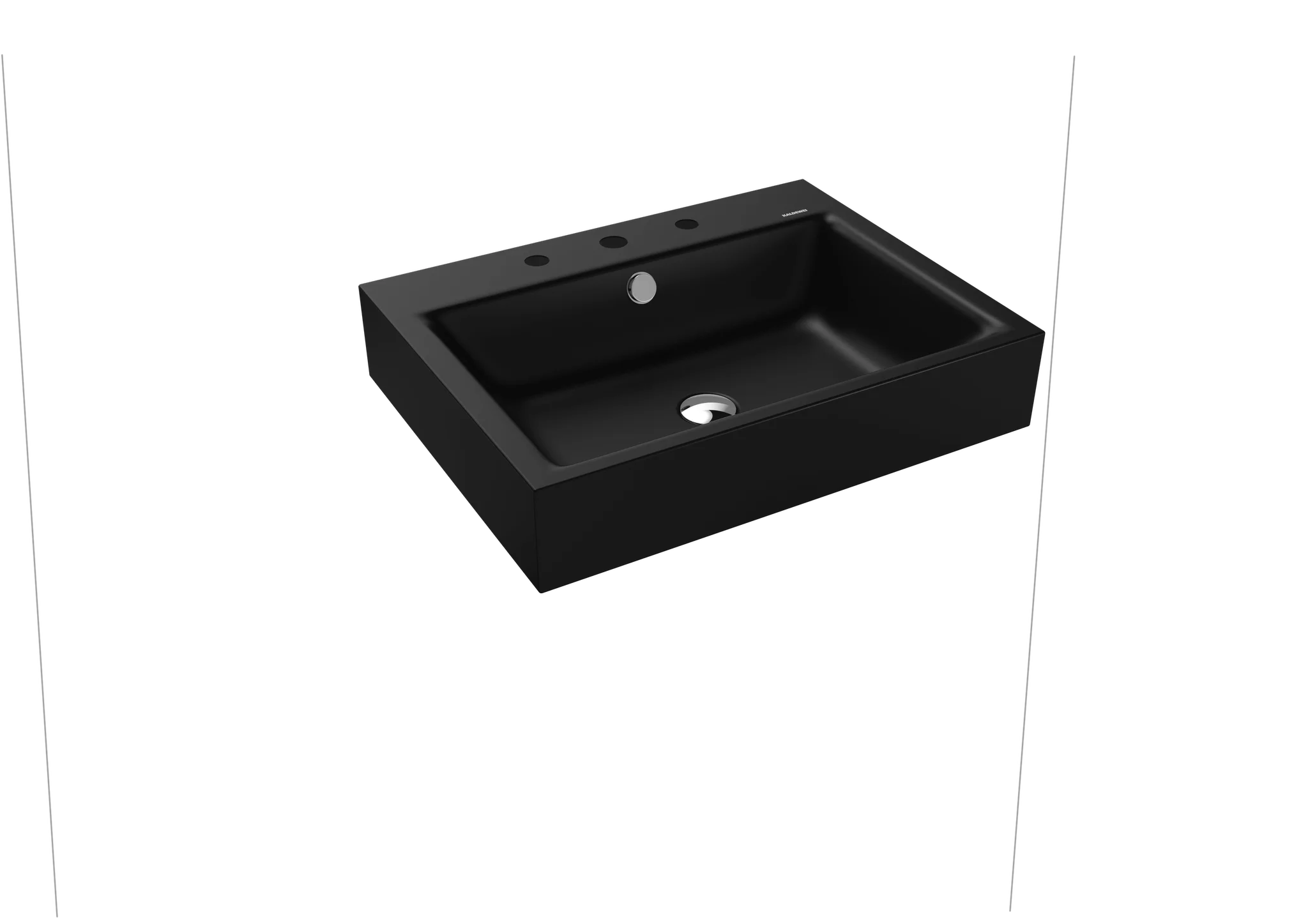Kaldewei PURO Wandwaschtisch, 3164, 600x460 mm, cool grey, 90 Perl-Effekt, Antidröhnen mit 3HL, Überlauf, alpinweiß Kaldewei PURO Wandwaschtisch, 3164, 600x460 mm, cool grey, 90 Perl-Effekt, Antidröhnen mit 3HL, Überlauf, alpinweiß
