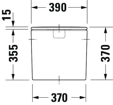 Spülkasten „DuraStyle“ 39 × 37 × 17 cm Spülkasten „DuraStyle“ 39 × 37 × 17 cm