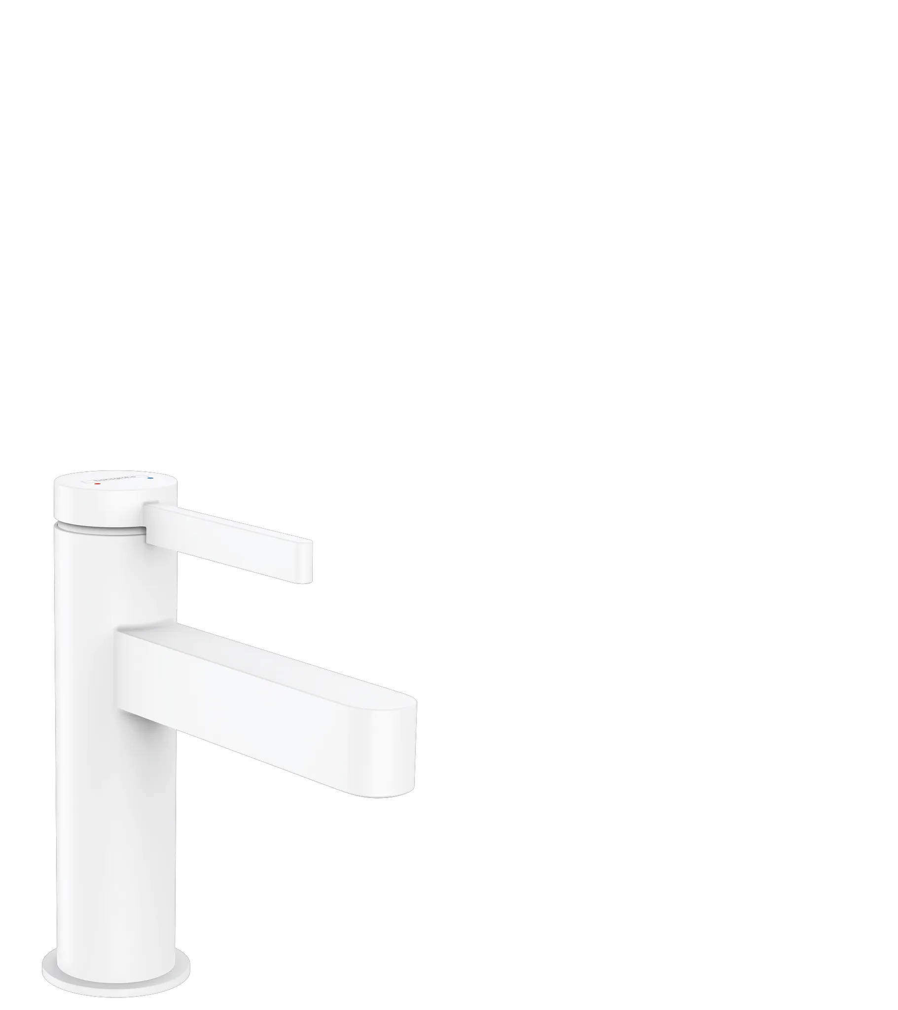 Hansgrohe Finoris Einhebel-Waschtischmischer 100 mit Push-Open Ablaufgarnitur, Mattweiß Hansgrohe Finoris Einhebel-Waschtischmischer 100 mit Push-Open Ablaufgarnitur, Mattweiß