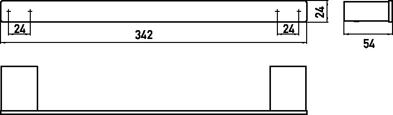 emco Badewannengriff „loft“ 300 mm in Bronze emco Badewannengriff „loft“ 300 mm in Bronze