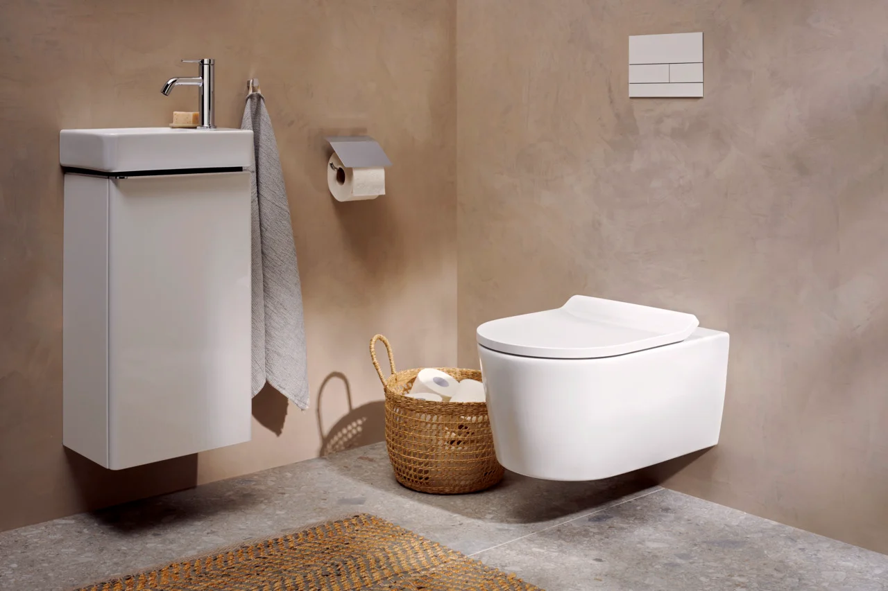Hansgrohe Xelu Q Handwaschbecken, weiß, 360x250 mm, wandhängend, mit Ablage rechts, SmartClean, ohne Überlauf Hansgrohe Xelu Q Handwaschbecken, weiß, 360x250 mm, wandhängend, mit Ablage rechts, SmartClean, ohne Überlauf