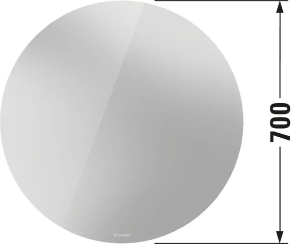 Duravit Spiegel „Licht & Spiegel“ 70 × 70 cm Duravit Spiegel „Licht & Spiegel“ 70 × 70 cm