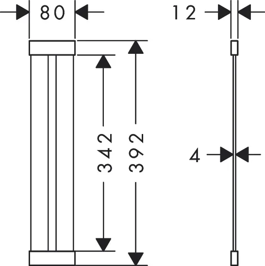 Hansgrohe F26 Abtropfgitter, Edelstahl Hansgrohe F26 Abtropfgitter, Edelstahl