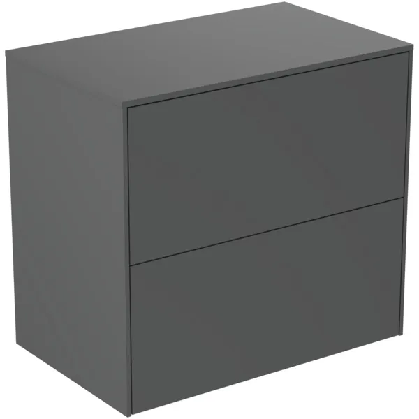 Ideal Standard Waschtischunterschrank Conca, 2 Auszüge, anthrazit