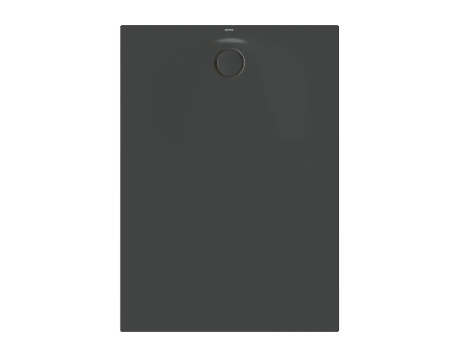 Bette Duschwanne „BetteUltra Space“ 1400 × 1000 mm ohne Oberflächenbeschichtung, mit BetteGlasur Plus, mit Minimum-Wannenträger, in Ebony