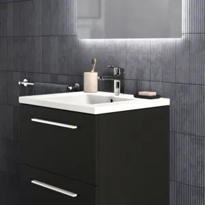 Ideal Standard Möbelwaschtischunterschrank i.life B 2 Auszüge 600x505x630mm Carbongrau matt Ideal Standard Möbelwaschtischunterschrank i.life B 2 Auszüge 600x505x630mm Carbongrau matt