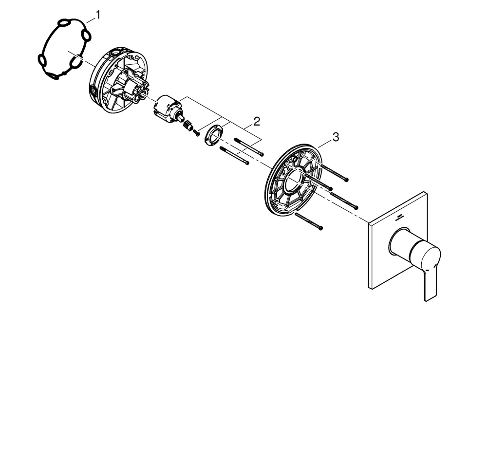 Grohe Allure Einhand-Brausebatterie Fertigmontageset für Rapido SmartBox cool sunrise geb. Grohe Allure Einhand-Brausebatterie Fertigmontageset für Rapido SmartBox cool sunrise geb.