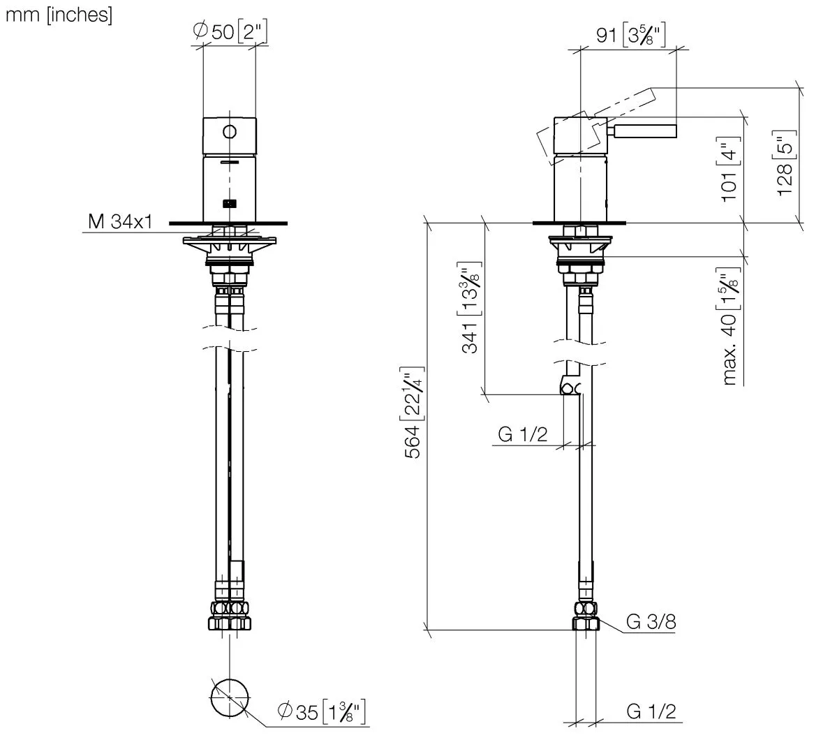 Wannen-Einhandbatterie für Wannenrand- bzw. Fliesenrandmontage META Chrom 29300660 Wannen-Einhandbatterie für Wannenrand- bzw. Fliesenrandmontage META Chrom 29300660
