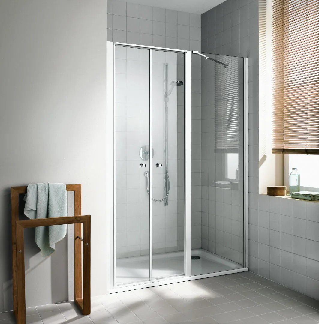 Kermi Duschdesign IBIZA 2000 Pendeltür mit Festfeld