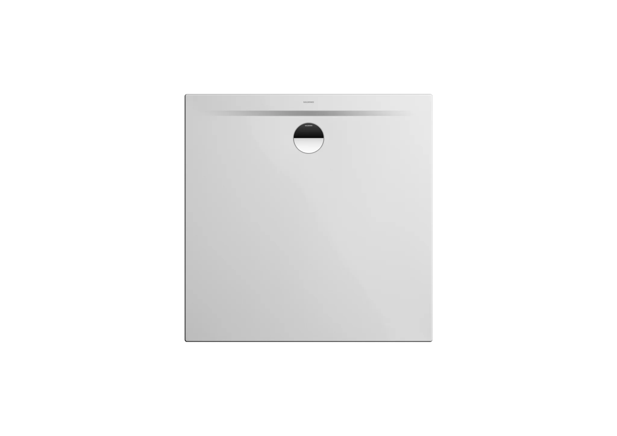Kaldewei SUPERPLAN ZERO Duschfläche, extraflach, 900x900 mm, 20 mm Tiefe, manhattan, Stahl-Emaille