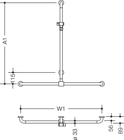 HEWI Haltegriff „Serie 801“ HEWI Haltegriff „Serie 801“