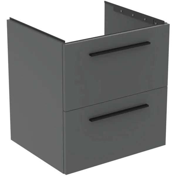 Ideal Standard Waschtischunterschrank „i.lifeB“ 60 × 63 × 50,5 cm Quarzgrau matt