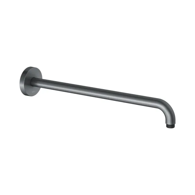 KEUCO Brausearm Wandmontage rund 450 mm Schwarzchrom gebürstet