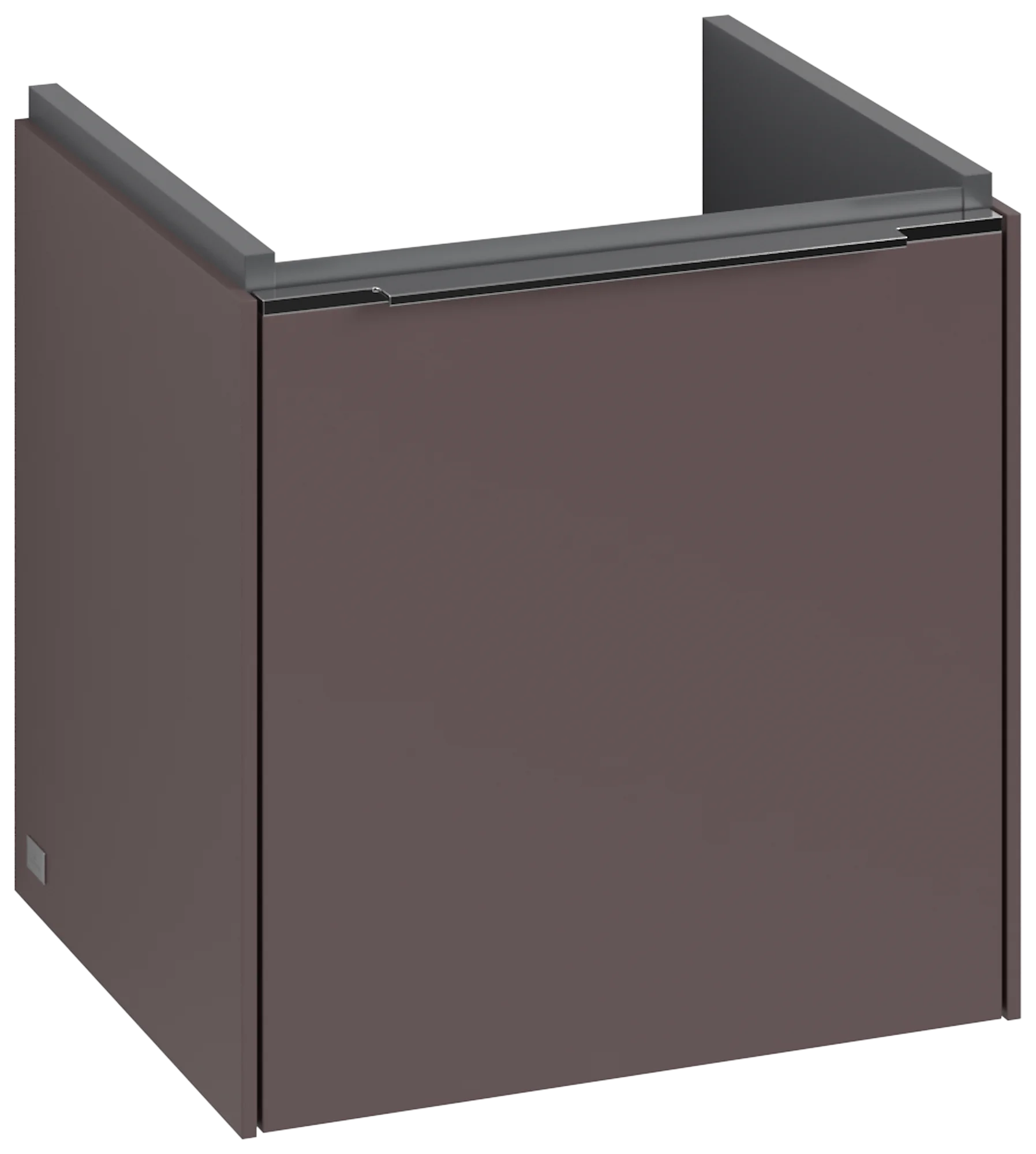 Villeroy & Boch Waschbeckenunterschrank Subway 3.0 C58100, Eckig Dark Berry, 423x429x362mm, 1 Tür, SoftClosing, Wandmontage Villeroy & Boch Waschbeckenunterschrank Subway 3.0 C58100, Eckig Dark Berry, 423x429x362mm, 1 Tür, SoftClosing, Wandmontage