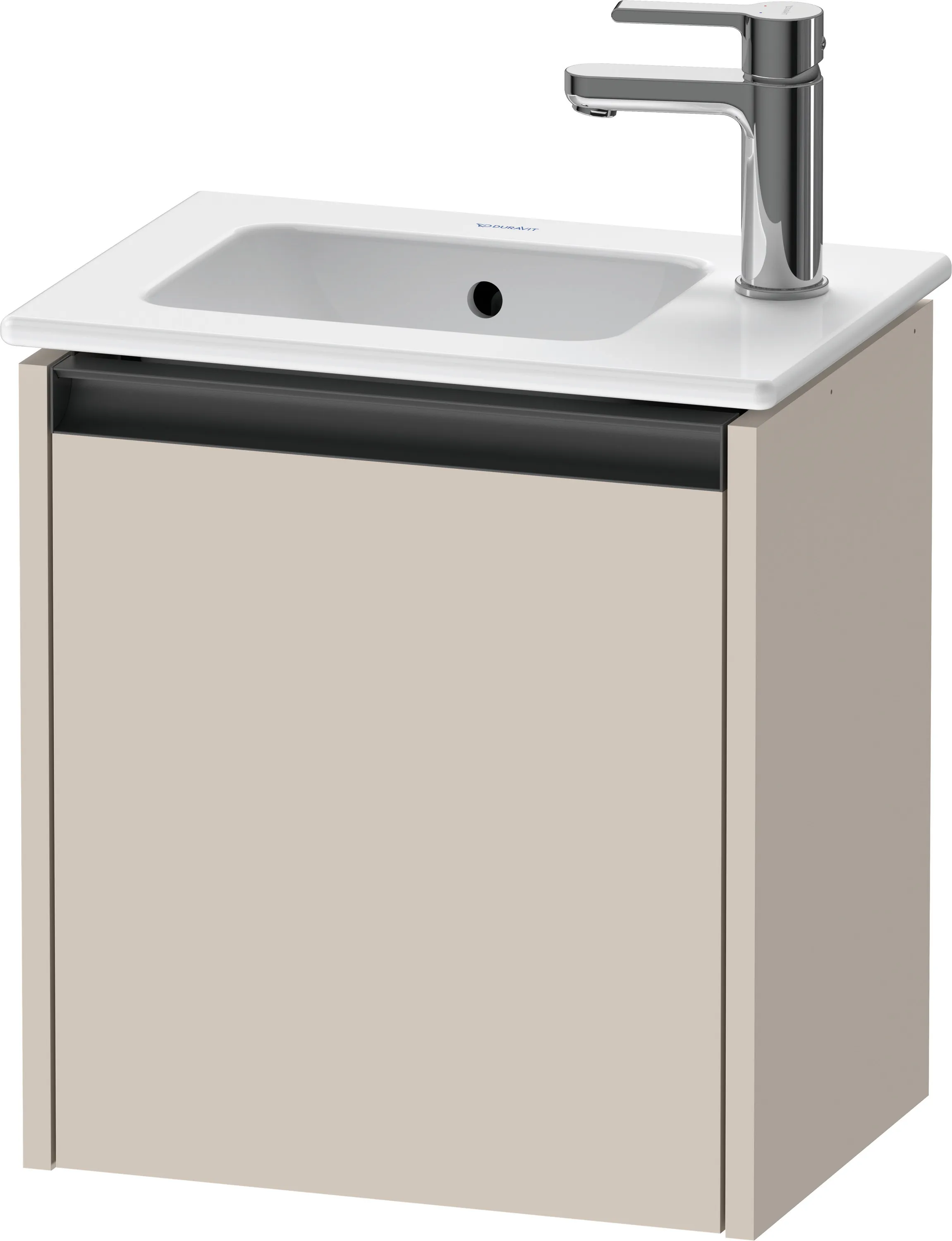Duravit Waschtischunterschrank wandhängend „Ketho.2“ 41 × 44 × 29,2 cm Taupe Matt