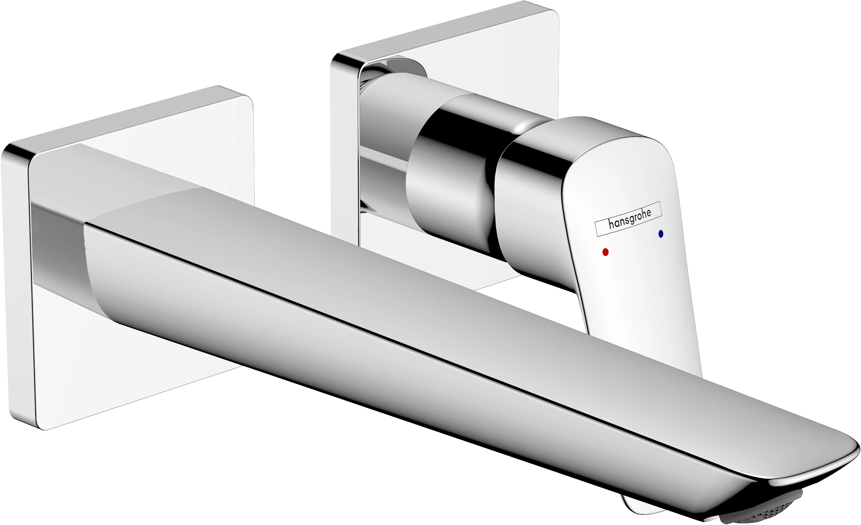 Hansgrohe Logis Einhebel-Waschtischmischer Unterputz Fine, Chrom, Ausladung 206 mm