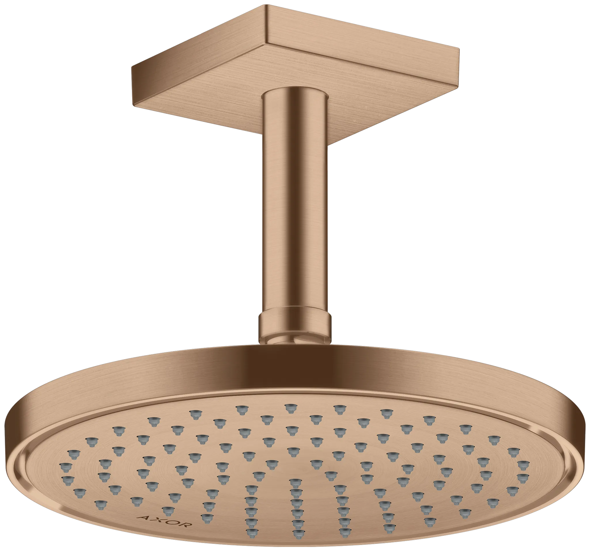 Hansgrohe AXOR ShowerSolutions Kopfbrause 220 1jet EcoSmart, Brushed Red Gold Hansgrohe AXOR ShowerSolutions Kopfbrause 220 1jet EcoSmart, Brushed Red Gold