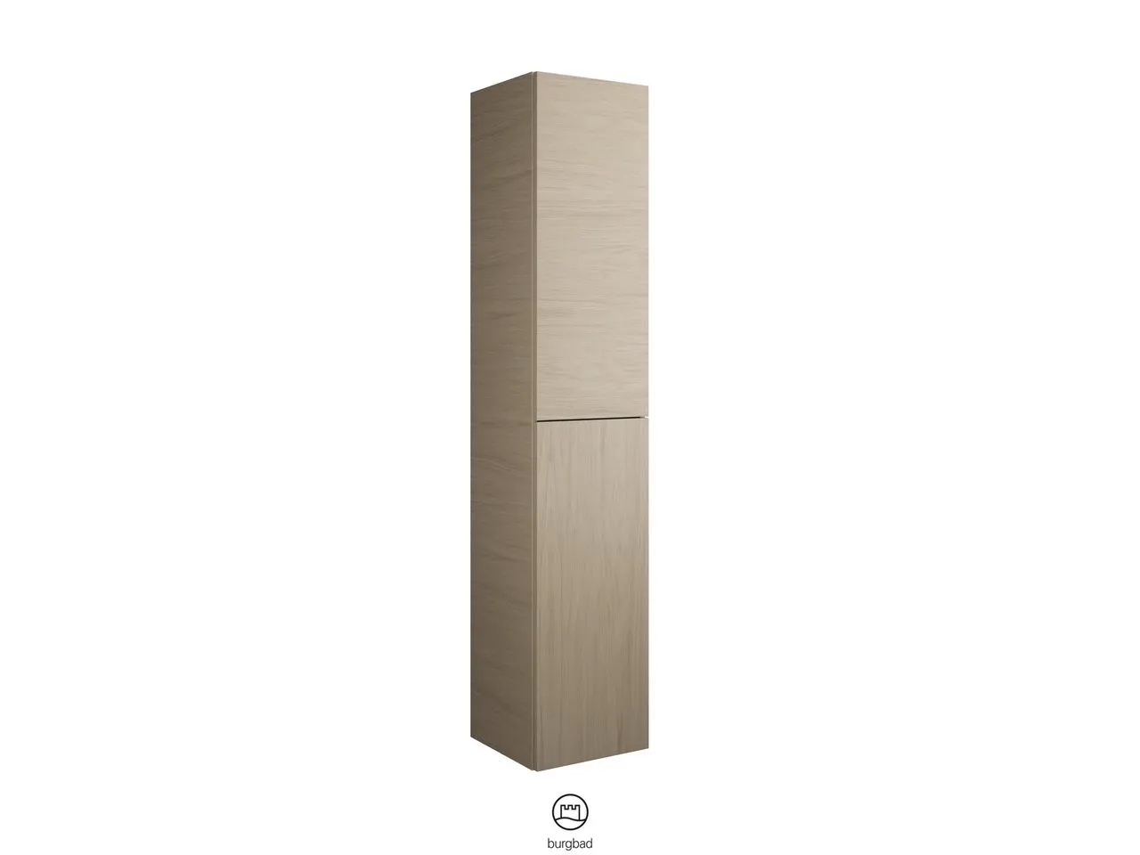 Hochschrank, 2 Türen mit Tip-On-Technik;2 Innenschubladen;4 Einlegeböden;1 fester Boden, Tiefe: 350 mm, Breite: 350 mm, Höhe: 1760 mm