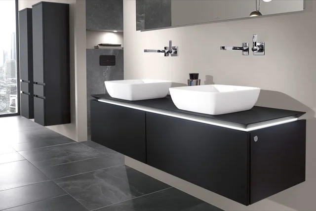 Villeroy & Boch Artis Aufsatzwaschbecken TitanCeram 410x410mm Quadrat ohne Überlauf Weiß Alpin