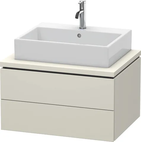 Duravit Waschtischunterschrank wandhängend „L-Cube“ 72 × 40 × 54,7 cm Taupe Matt Duravit Waschtischunterschrank wandhängend „L-Cube“ 72 × 40 × 54,7 cm Taupe Matt