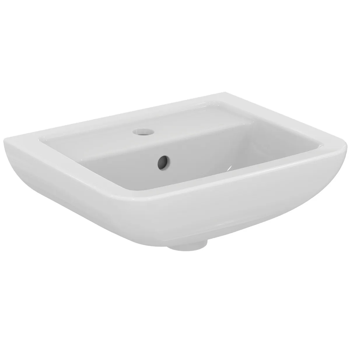 Waschbecken „EurovitPlus“ 45 × 36 × 17 cm, Hahnlochposition mittig Waschbecken „EurovitPlus“ 45 × 36 × 17 cm, Hahnlochposition mittig
