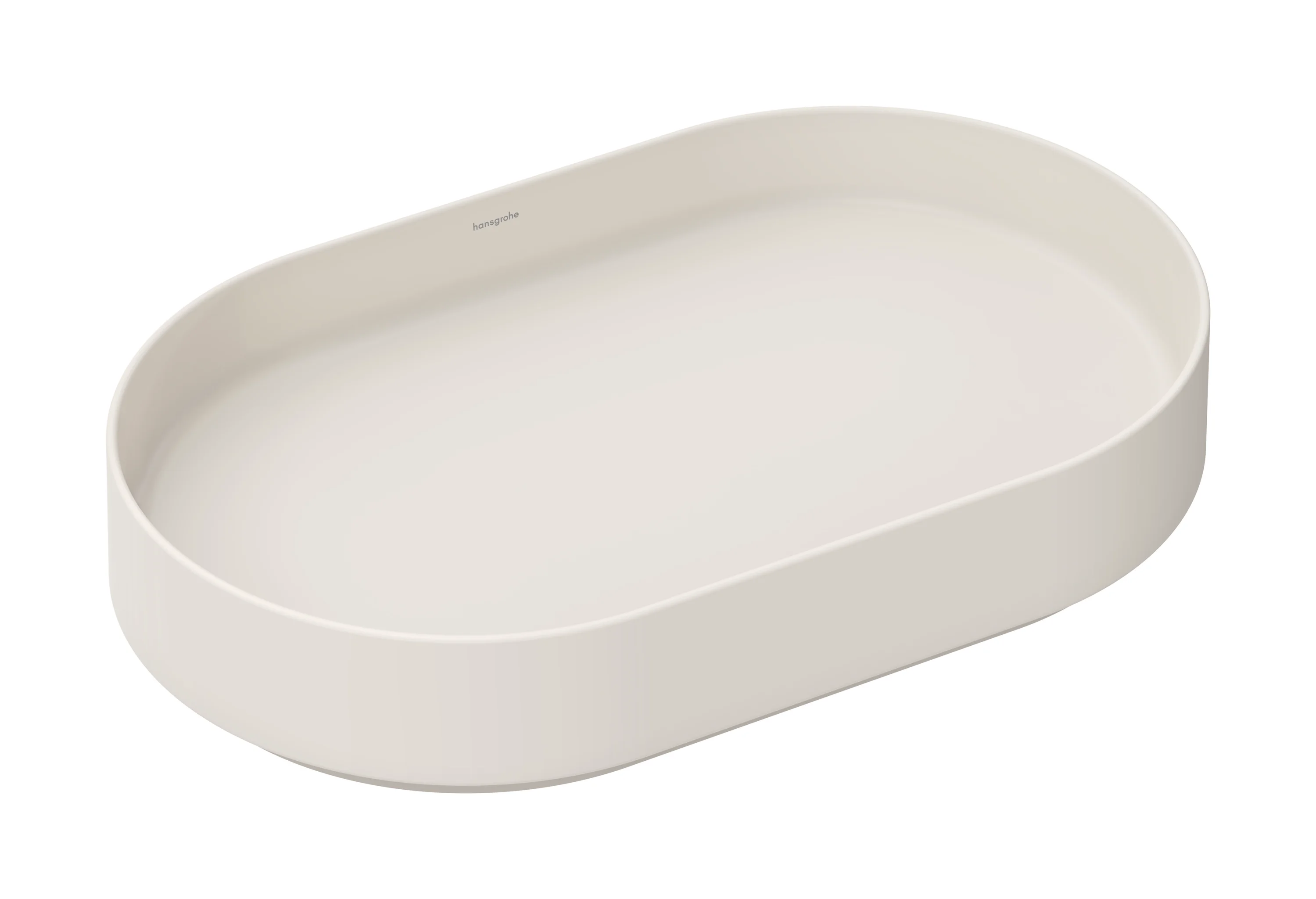 Hansgrohe Aufsatzwaschtisch Xuniva Evo U, Sandbeige Matt, 650x400x120 mm, Beckeninnenhöhe 65 mm Hansgrohe Aufsatzwaschtisch Xuniva Evo U, Sandbeige Matt, 650x400x120 mm, Beckeninnenhöhe 65 mm