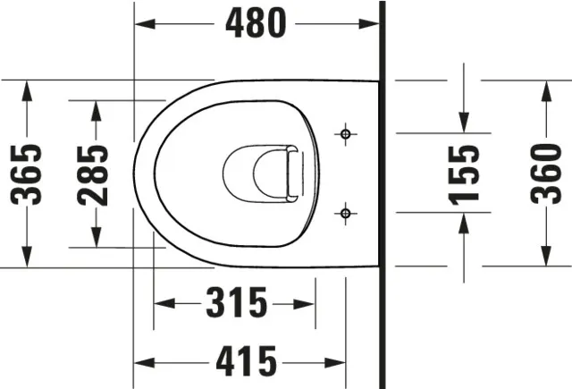 Wand-Tiefspül-WC Compact „No.1“ 36,5 × 40 × 48 cm in Weiß Hochglanz, ohne Spülrand Wand-Tiefspül-WC Compact „No.1“ 36,5 × 40 × 48 cm in Weiß Hochglanz, ohne Spülrand