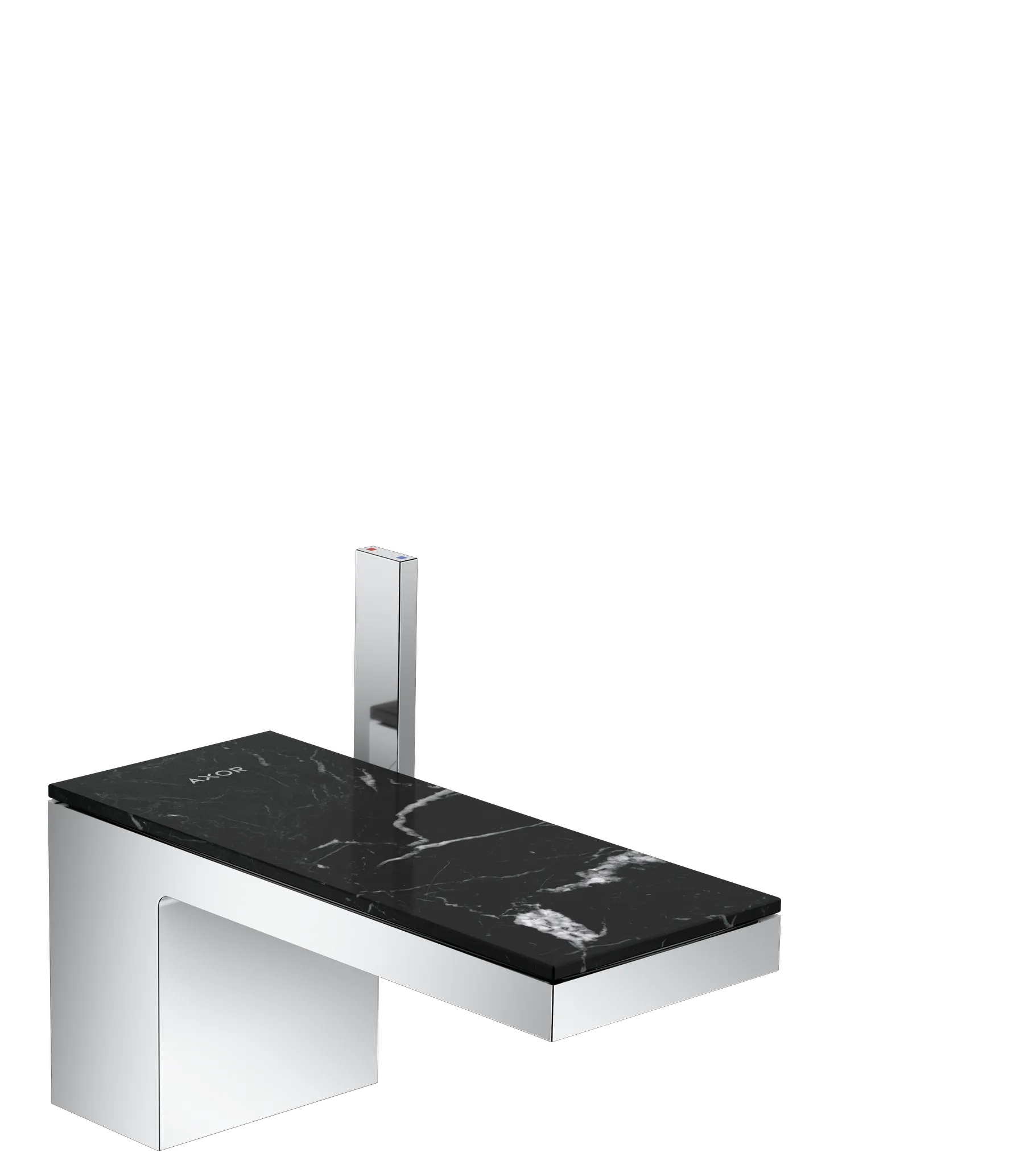 Hansgrohe AXOR MyEdition Einhebel-Waschtischmischer 70 mit Push-Open Ablaufgarnitur ohne Platte, Chrom Hansgrohe AXOR MyEdition Einhebel-Waschtischmischer 70 mit Push-Open Ablaufgarnitur ohne Platte, Chrom