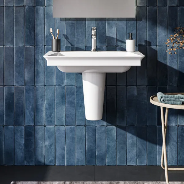 Waschbecken „LaDolceVita“ 66 × 47 × 14,5 cm, Hahnlochposition mittig Waschbecken „LaDolceVita“ 66 × 47 × 14,5 cm, Hahnlochposition mittig