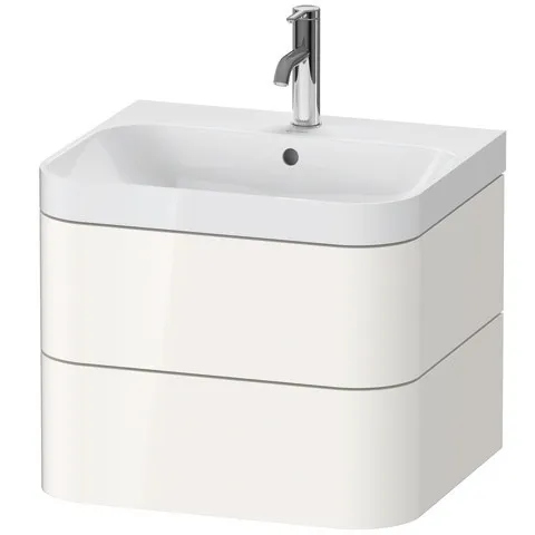 Duravit Waschtischunterschrank c-shaped Set wandhängend „Happy D.2 Plus“ 57,5 × 48 × 49 cm Duravit Waschtischunterschrank c-shaped Set wandhängend „Happy D.2 Plus“ 57,5 × 48 × 49 cm
