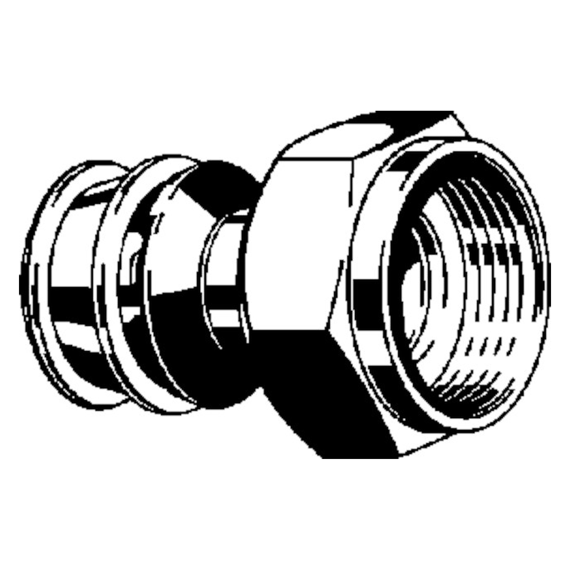Viega „Raxofix“ Anschlussverschraubung mit 1 Muffe und Innengewinde 40 mm × 1 1/4″