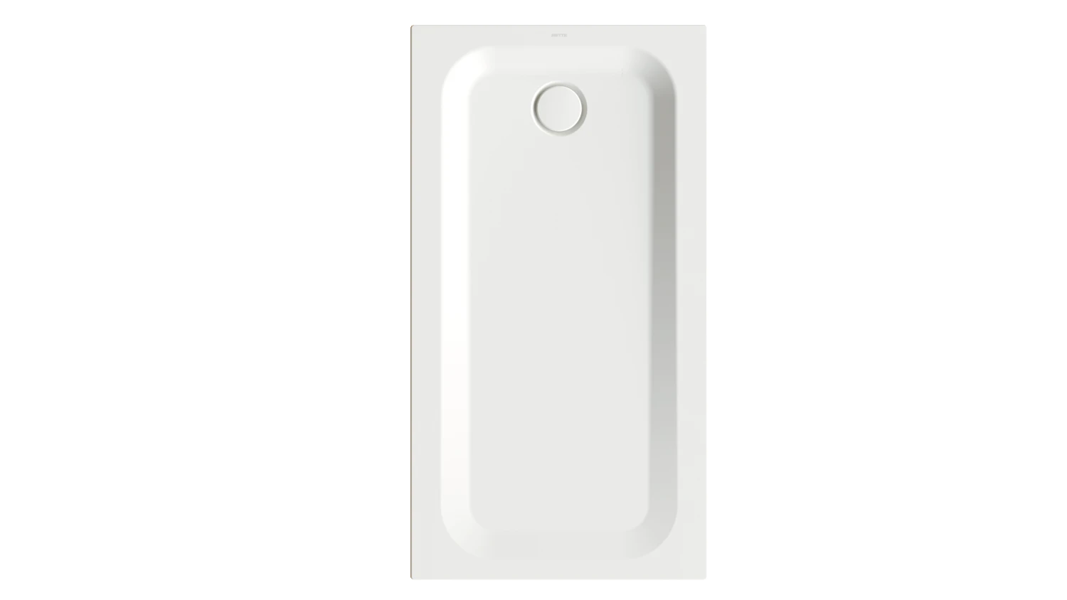 Bette rechteck Duschwanne „BetteUltra“ 1400 × 750 mm ohne Oberflächenbeschichtung, mit BetteGlasur Plus, ohne Wannenträger, in Snow