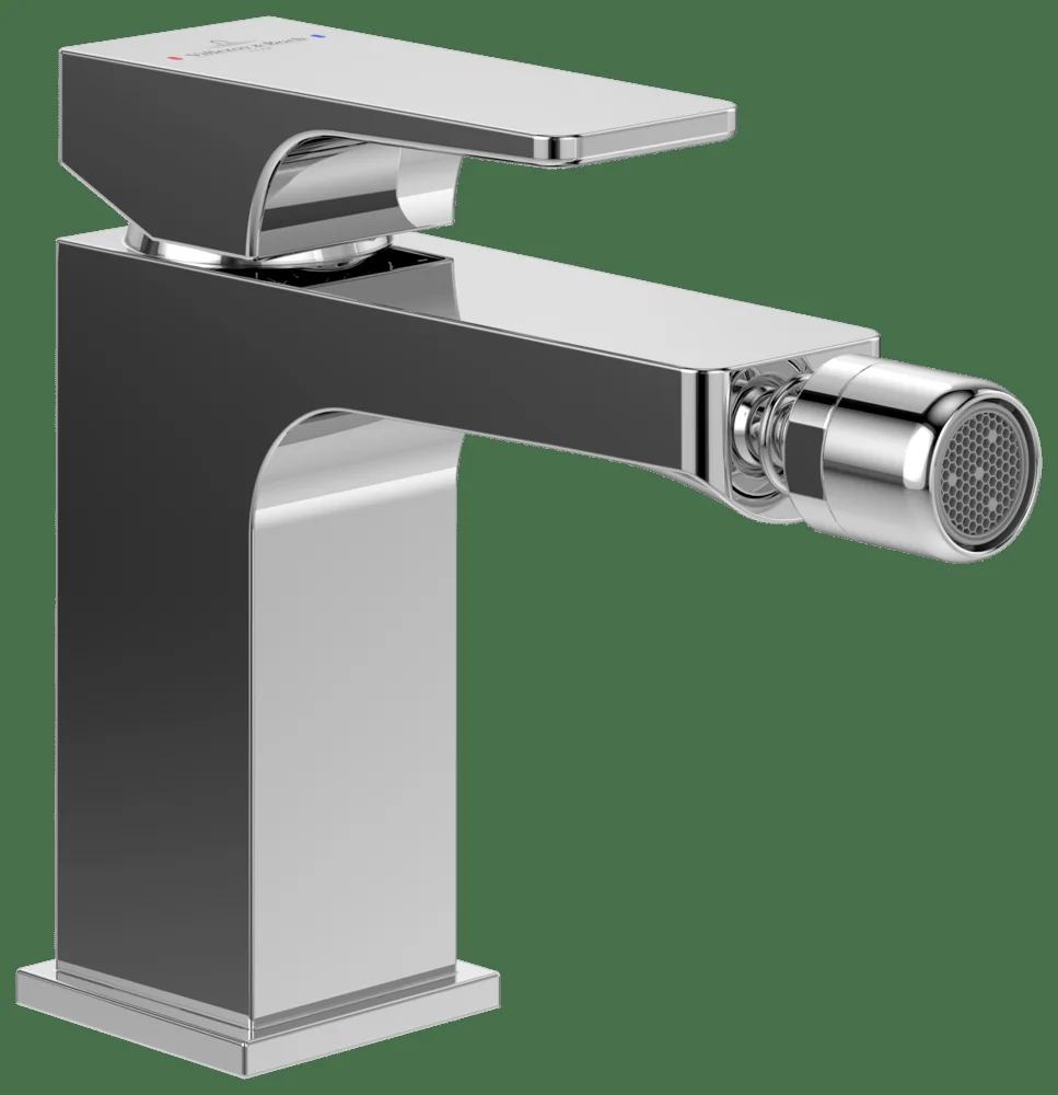 Villeroy & Boch Architectura Square Einhebel-Bidetarmatur TVB125001000, 42 x 139 x 165 mm, Chrom