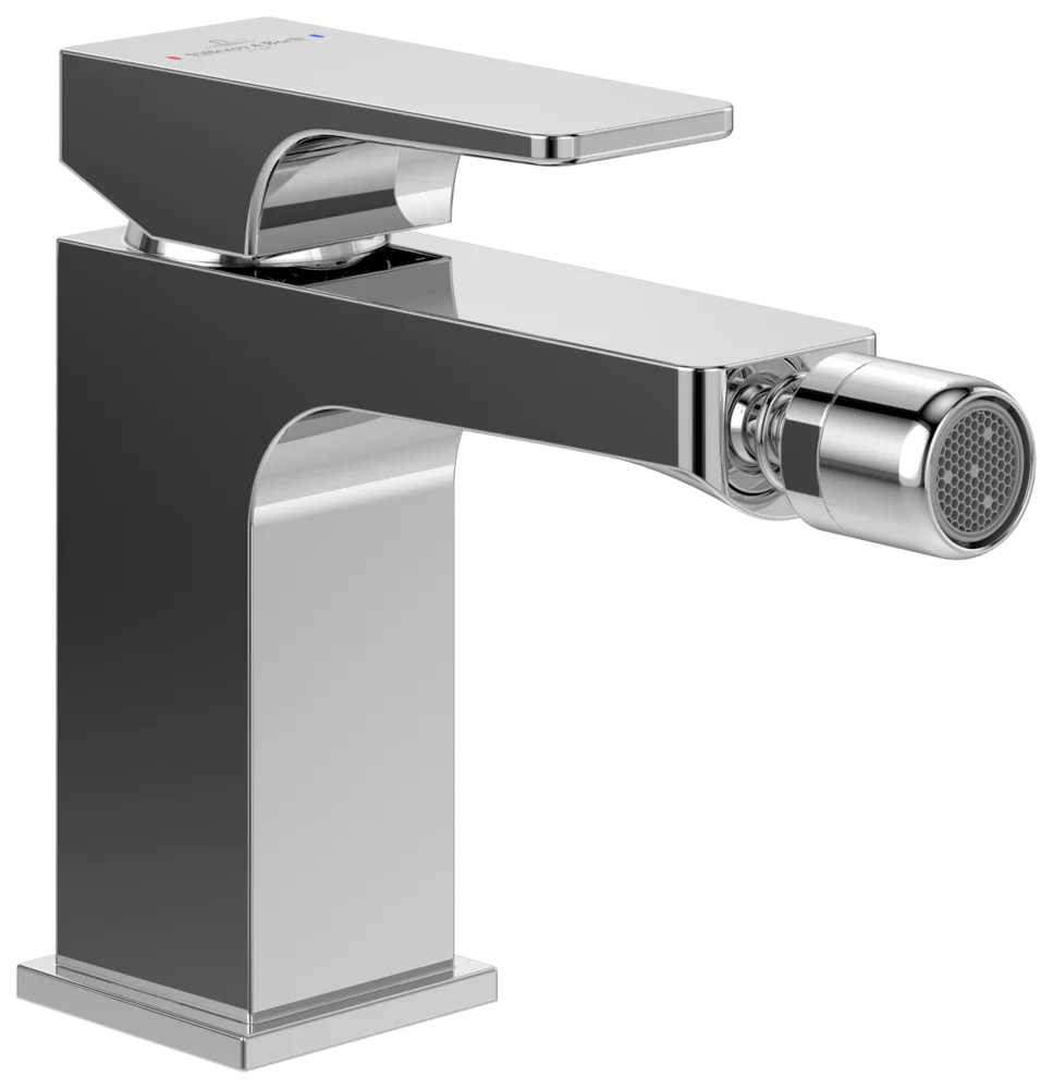 Villeroy & Boch Architectura Square Einhebel-Bidetarmatur TVB125001000, 42 x 139 x 165 mm, Chrom