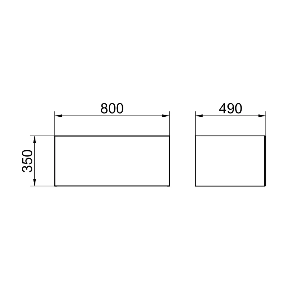 KEUCO Sideboard mit Auszug „Edition 11 Art“ Weiß (Glas), Weiß (Lack, seidenmatt), mit Beleuchtung 80 × 35 × 49 cm KEUCO Sideboard mit Auszug „Edition 11 Art“ Weiß (Glas), Weiß (Lack, seidenmatt), mit Beleuchtung 80 × 35 × 49 cm