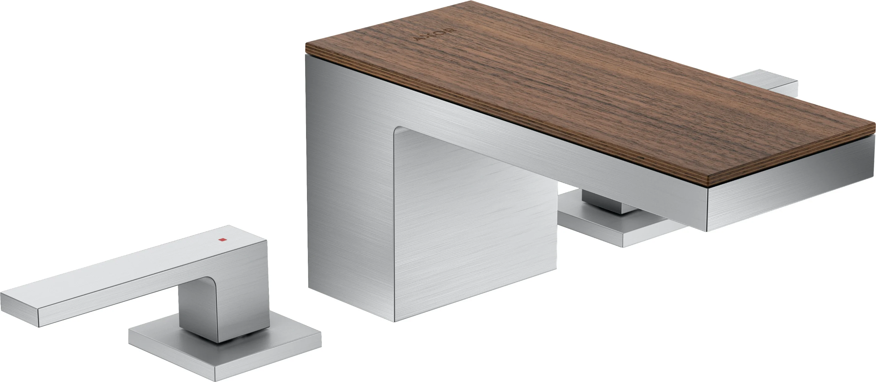 Hansgrohe AXOR MyEdition Platte 200 mm, Amerikanischer Nussbaum, abnehmbar Hansgrohe AXOR MyEdition Platte 200 mm, Amerikanischer Nussbaum, abnehmbar